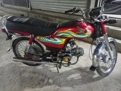 honda cd 70 total geniun.