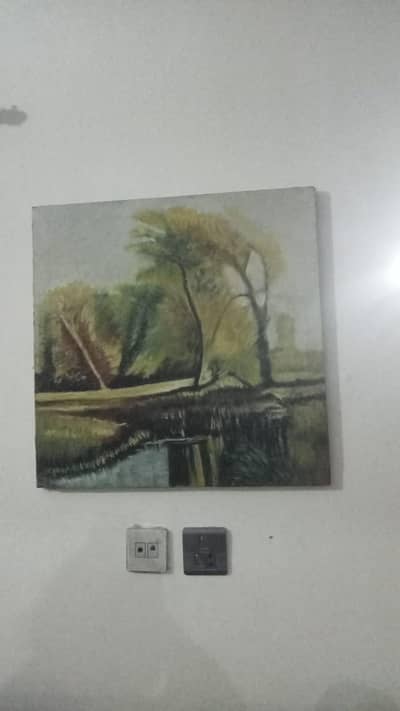 Beautiful Oil on Canvas Landscape Painting for Sale