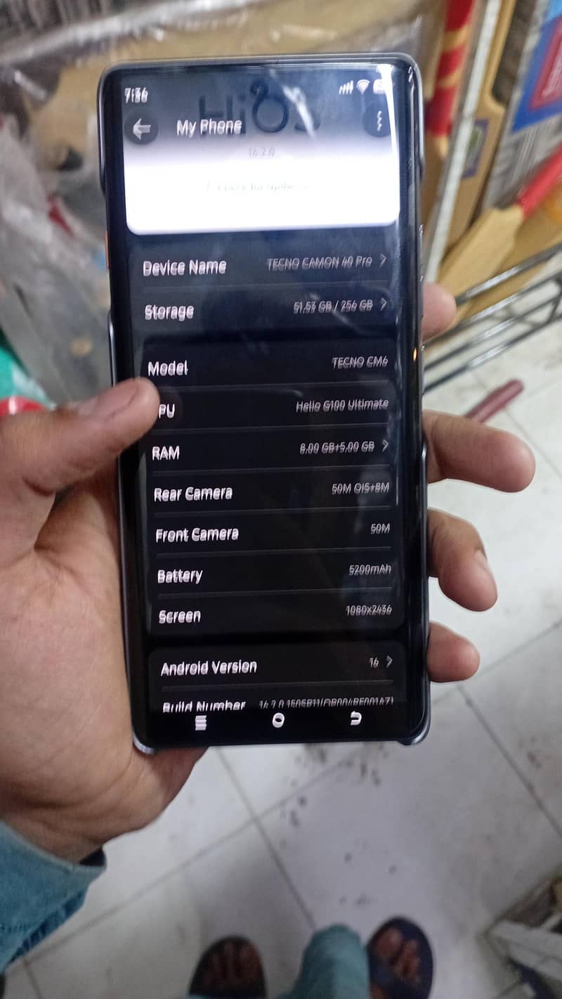 tecno camon 40pro 5