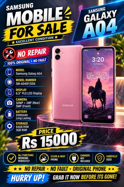 Samsung Mobile A04