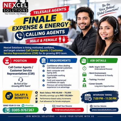Call Center Job | Customer Sales Representative / CSR / Sales Agents