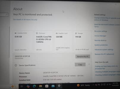 Lenovo ThinkPad T480 8GB DDR4 128SSD