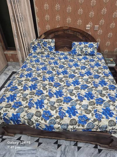 Used bed with  mattress