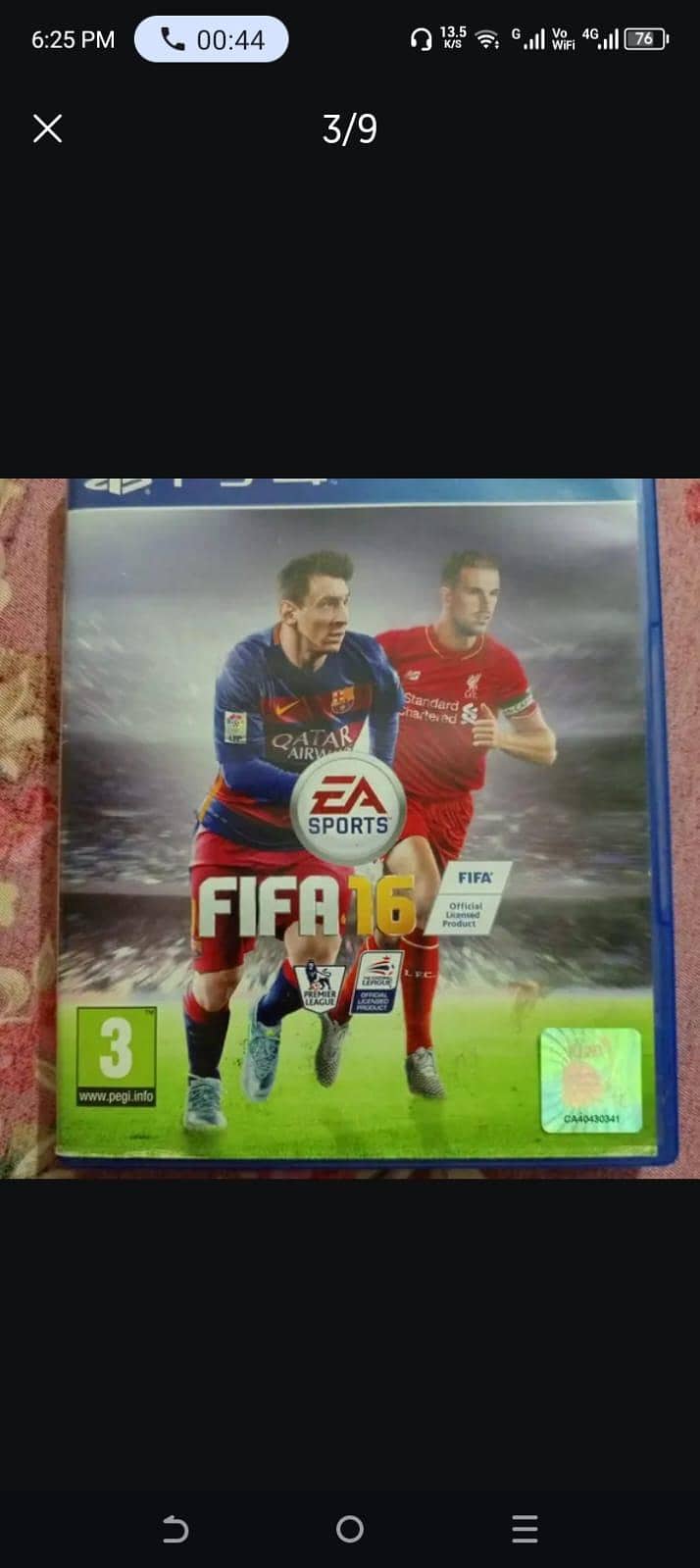 PS4 disc's 5