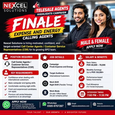 Call Center Hiring | Sales Jobs | Calling Agents Required | Jobs