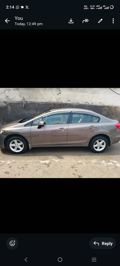 Honda Civic VTi Oriel Prosmatec 2012