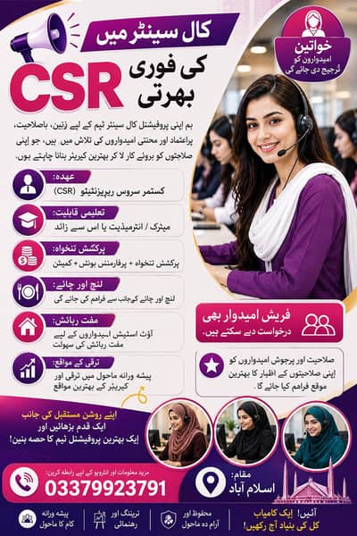 Hiring staff for Call Center Best Opportunity