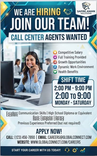 Call Center job
