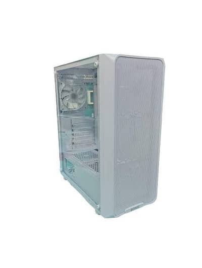 Tower casing white color with RGB 4 lights