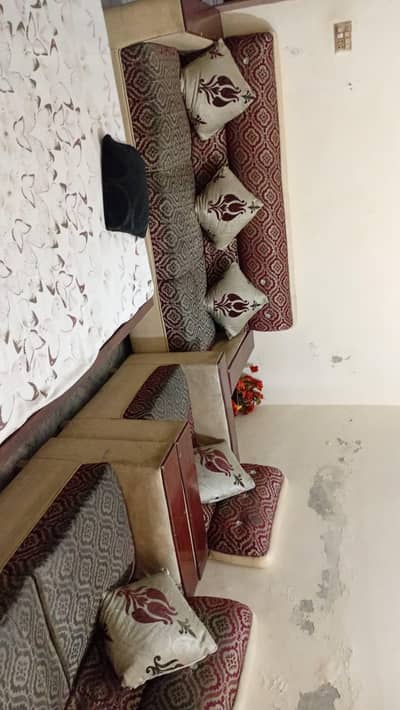 six seater sofa available