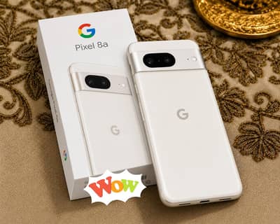 Google Pixel 8a with box 10/10 waterpack Dual Sim 64MP official