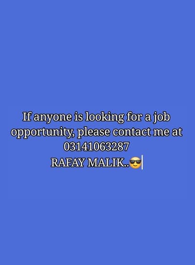 jobs offer kindly contact Whatsapp number 03141063287