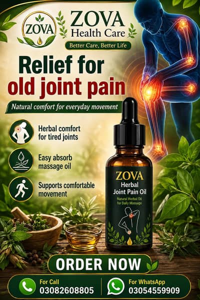 ZOVA Herbal Joint Pain Oil
