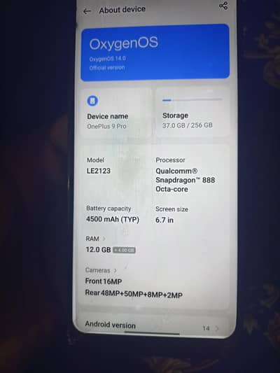One Plus 9 Pro