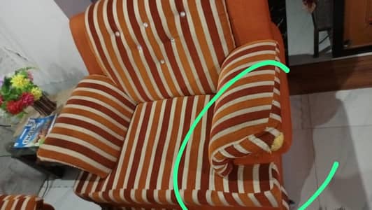 5 Seater Sofa Set - Used