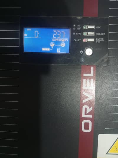 Crown Orvel 1600 watt solar inverter