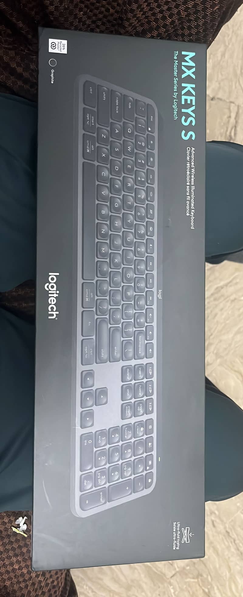Logitech MX Keys S – Wireless Keyboard 0