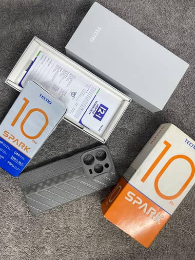 Tecno Spark 10 Pro 256 gb with box exchange possible