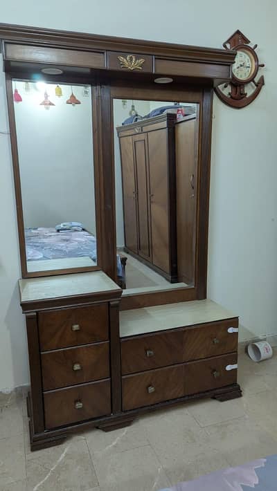 Walnut Wood Dressing Table