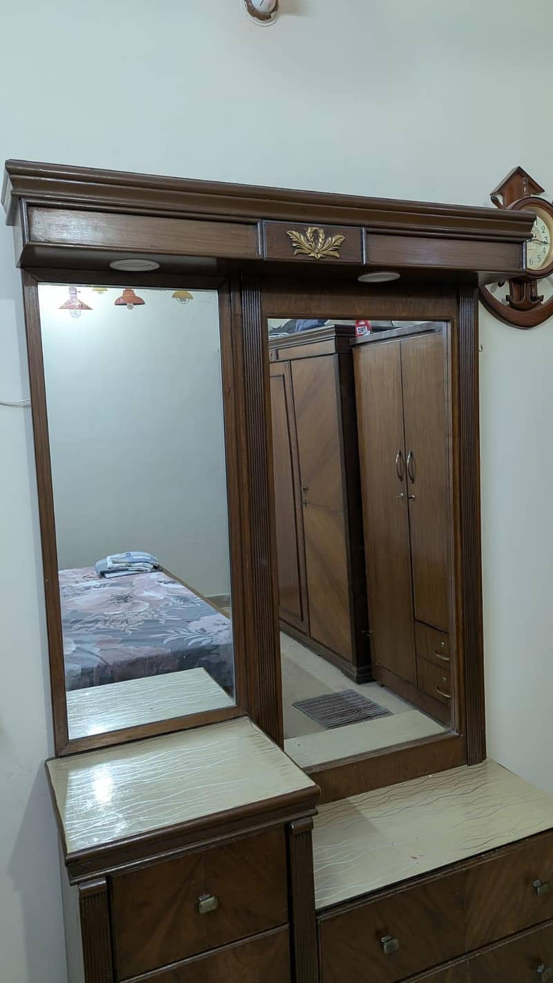 Walnut Wood Dressing Table 1