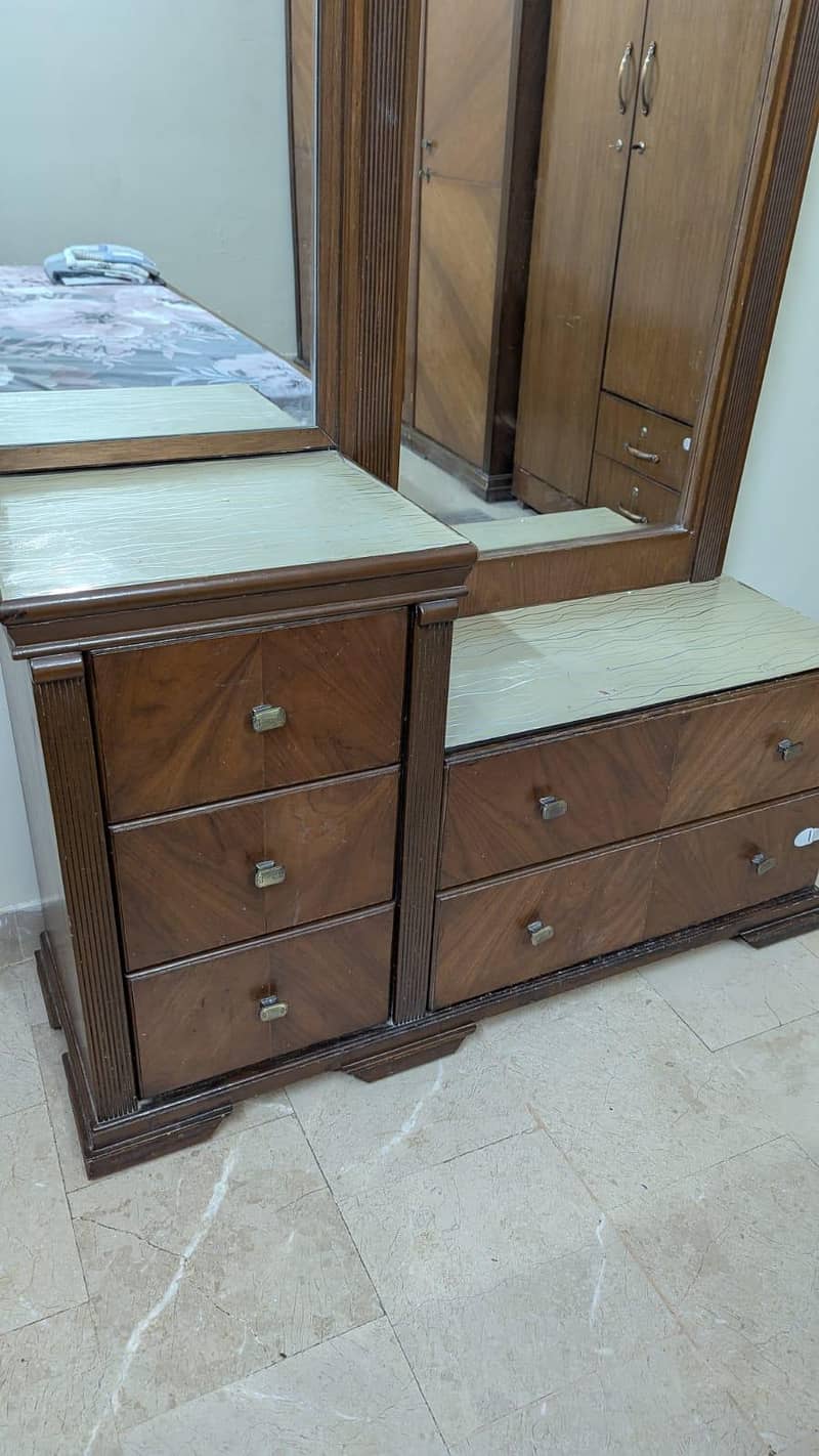 Walnut Wood Dressing Table 2