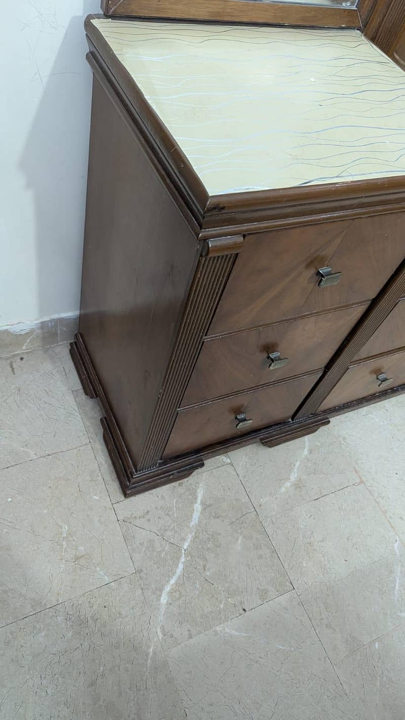 Walnut Wood Dressing Table 4