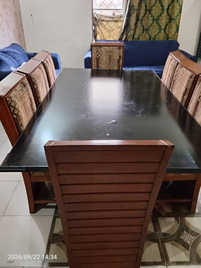 Dining table with 8 chairs 3