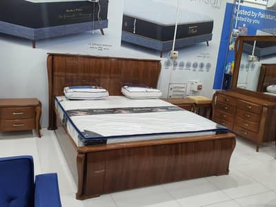 Brand New Shesham Wood Bed Set