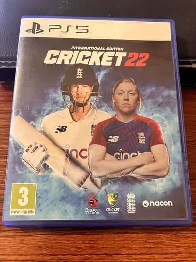 Cricket 22 Ps5 cd mint condition 10/10
