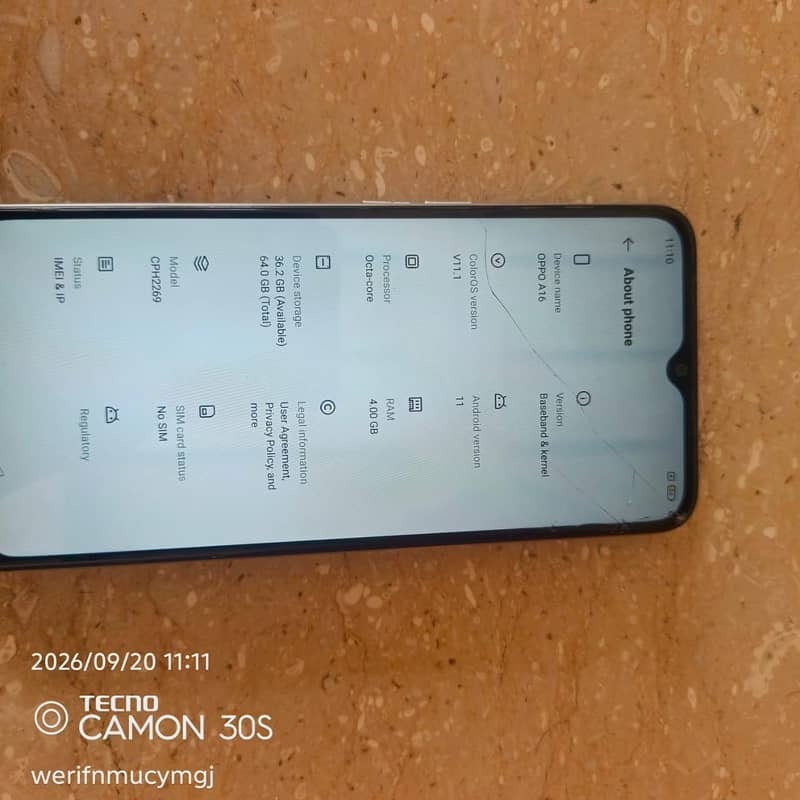 OPPO A16 4