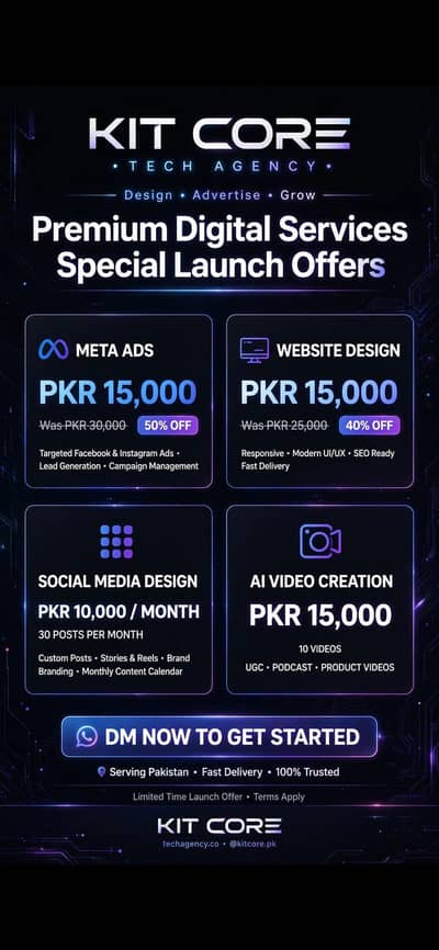 Website Launch, Online Ads, Grow your Business