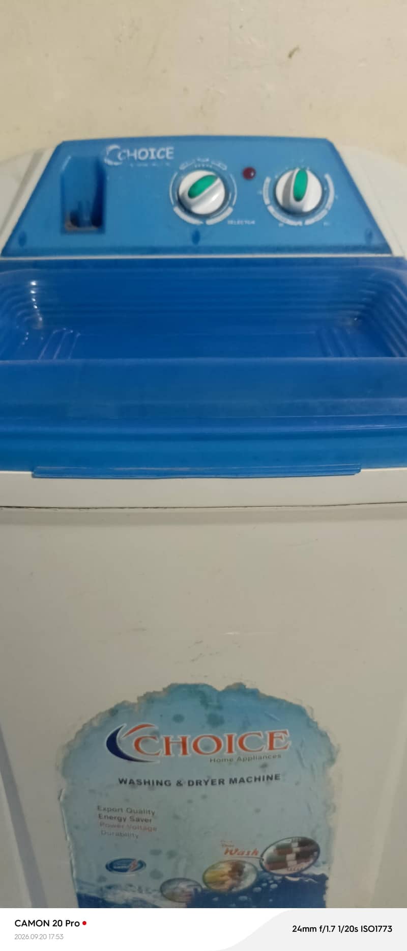 washing machine 1