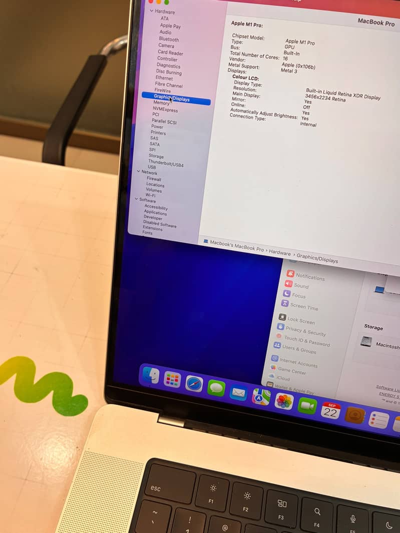 MacBook Pro M1 9