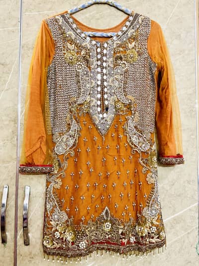 Mehndi garara heavy 3 pcs set