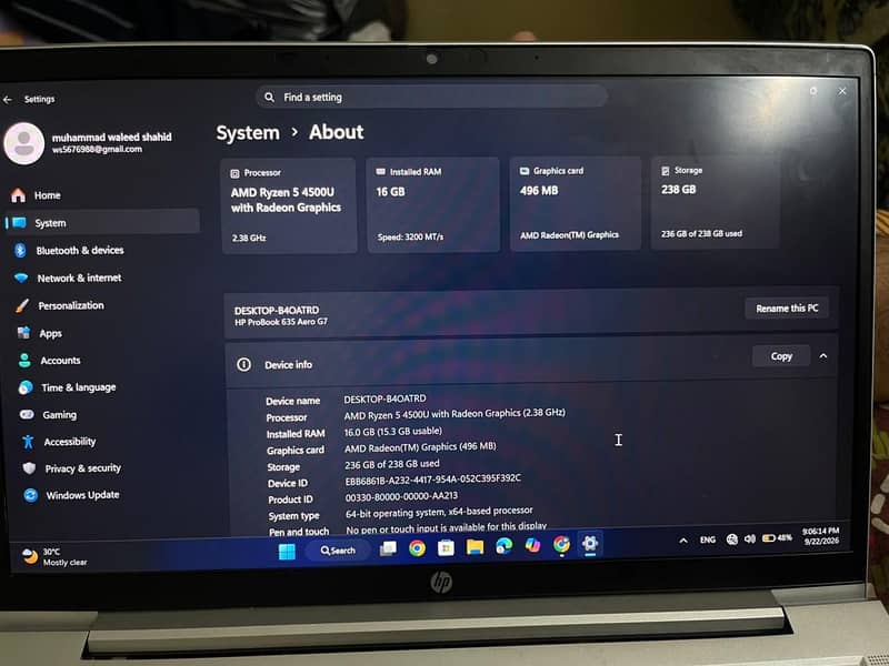 HP PROBOOK 0