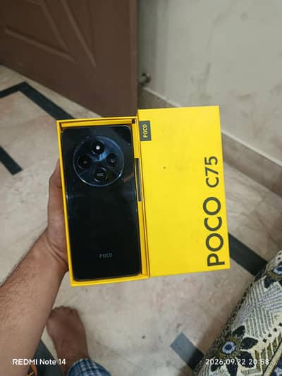 Xiaomi POCO C75 8+8 /256 10/10 condition total genuine withcompletebox