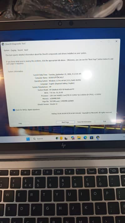 Hp elitebook 830 g8 model