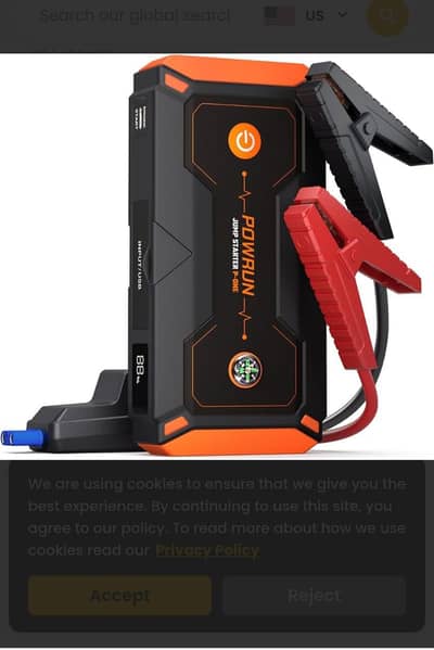 powerrun jump starter kit