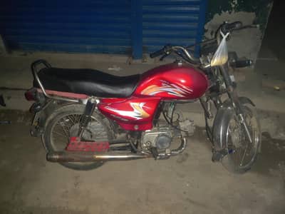 Road Prince 70cc red color with good condition personal used