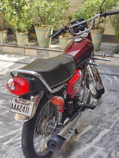 Honda 125 22 model Peshawar register