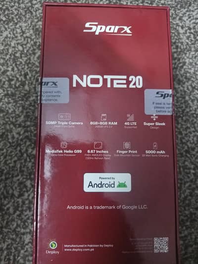 Sparx Note 20