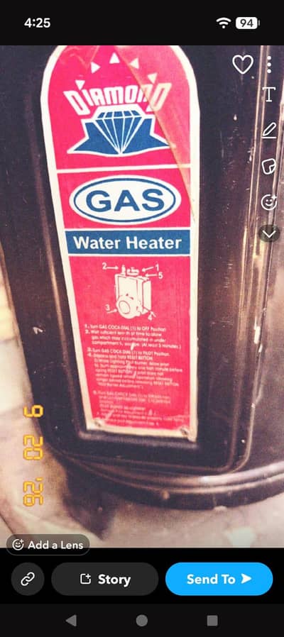 Diamond gass geyser