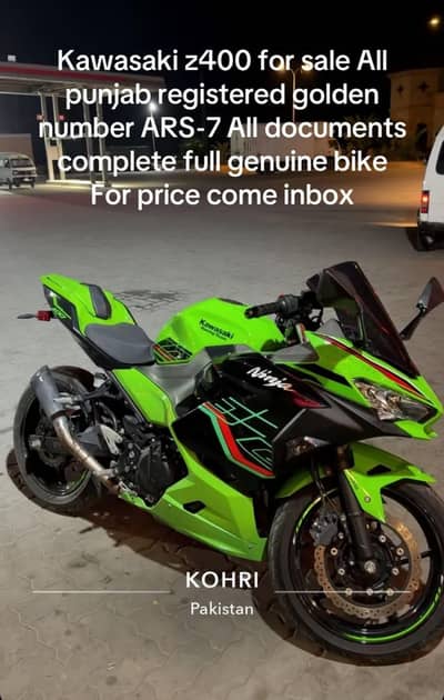 Kawasaki z400 for sale