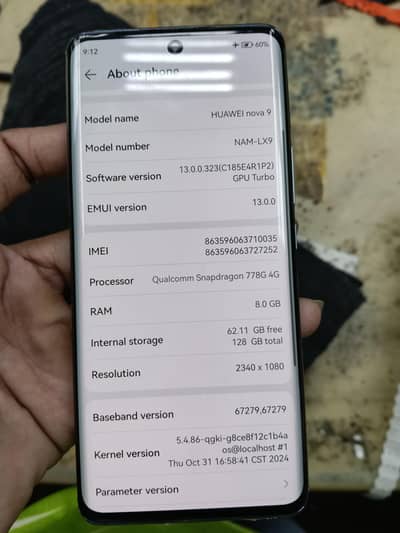 Huawei Nova 9
