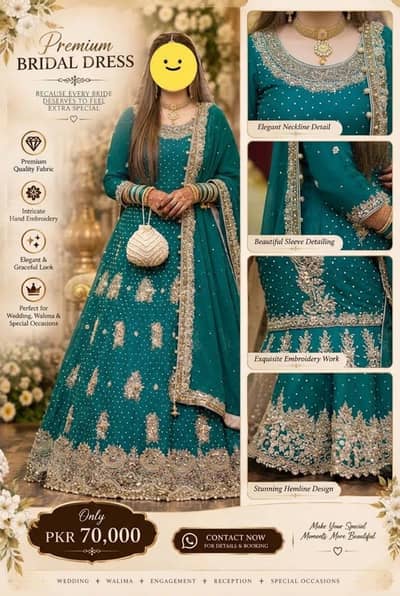 Royal Zinc Green Bridal Dress Collection
