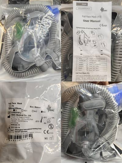 BMC F3 Full Face NIV Mask Medium Brand New Sealed