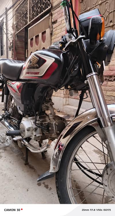 honda cd 70 black colour