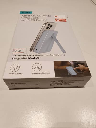 ESR wireless powerbank 6,000 mAh capacity | brand new