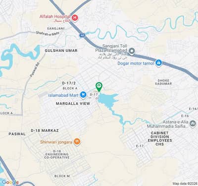 35x70 Plot For Sale In Margalla View Housing Scheme D-17/2 Islamabad