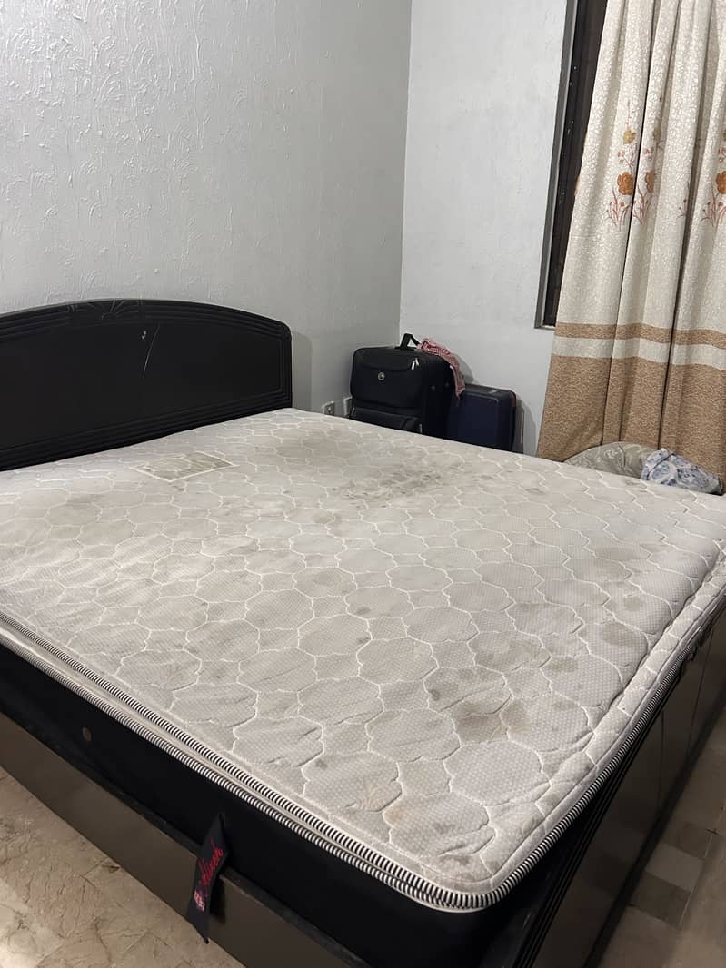 Bed with two side tables and mattress 13